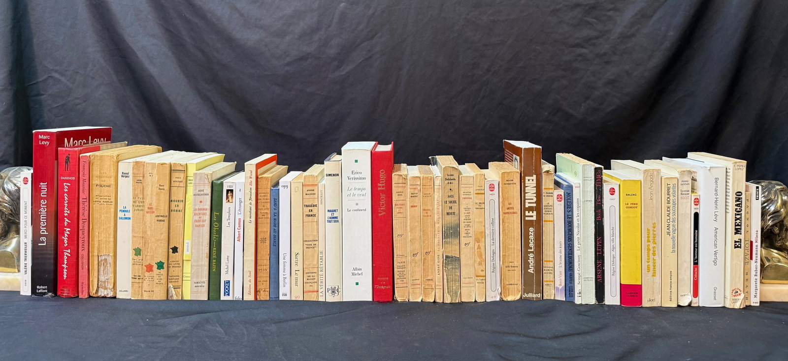 FRENCH LITERARY LIBRARY FROM WHITE HOUSE CHEF PIERRE CHAMBRIN ESTATE, BALZAC, HUGO, CAMUS, SARTRE,: A compelling and deeply personal French literary library from the estate of Chef Pierre Chambrin, former Executive Chef of the White House, representing the intellectual and cultural foundation behind