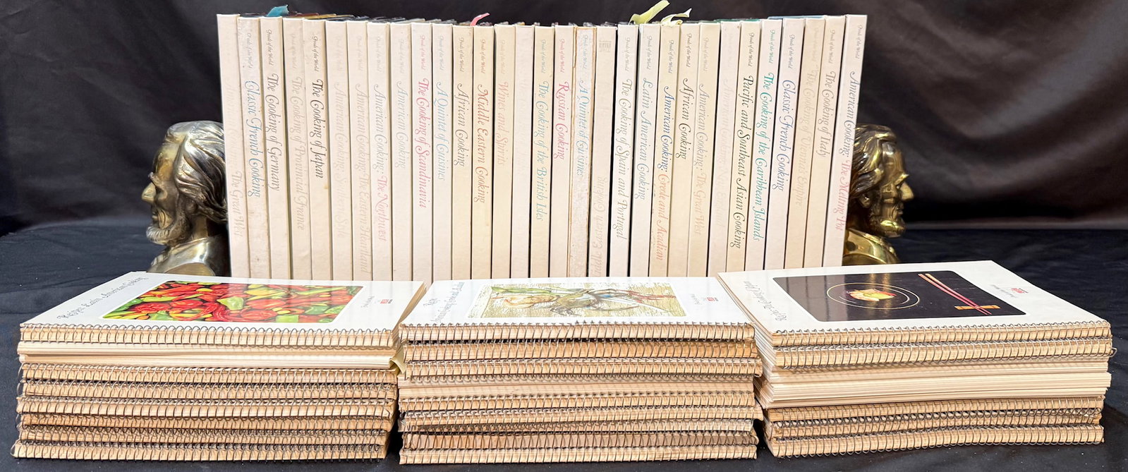 ANNOTATED ?FOODS OF THE WORLD? CULINARY LIBRARY, ESTATE OF WHITE HOUSE CHEF PIERRE CHAMBRIN, WORKING: A rare and highly compelling annotated culinary working library from the estate of Chef Pierre Chambrin, former Executive Chef of the White House, representing a lifetime of professional engagement wi