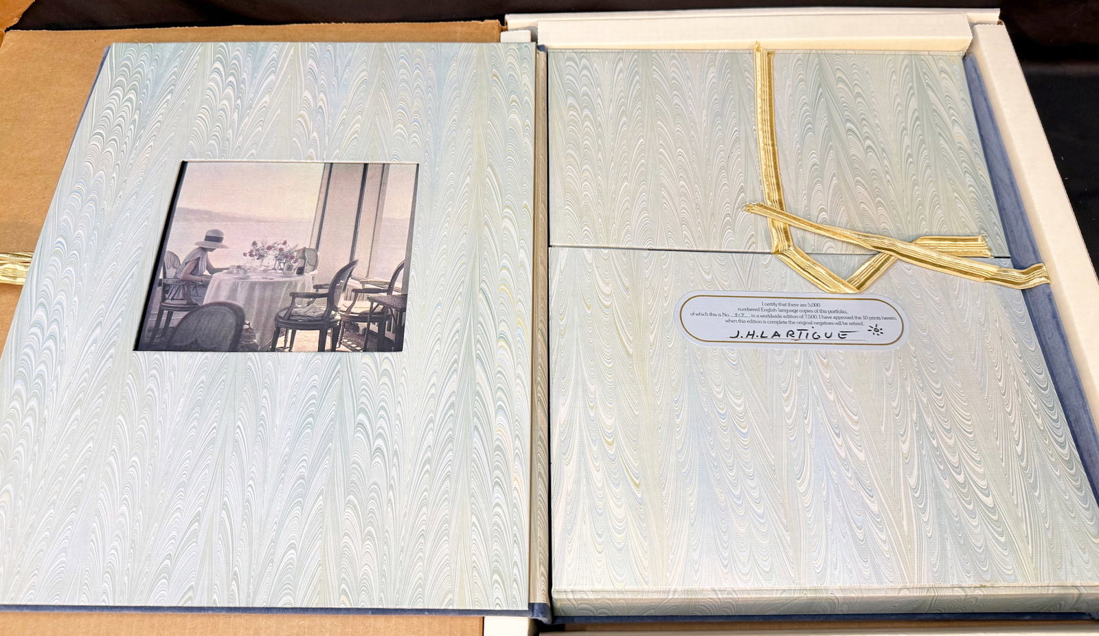 JACQUES HENRI LARTIGUE LIMITED PORTFOLIO (NO. 917/5000), 1903?1916 PHOTOGRAPHS COMPLETE WITH CASE, (1 of 9)