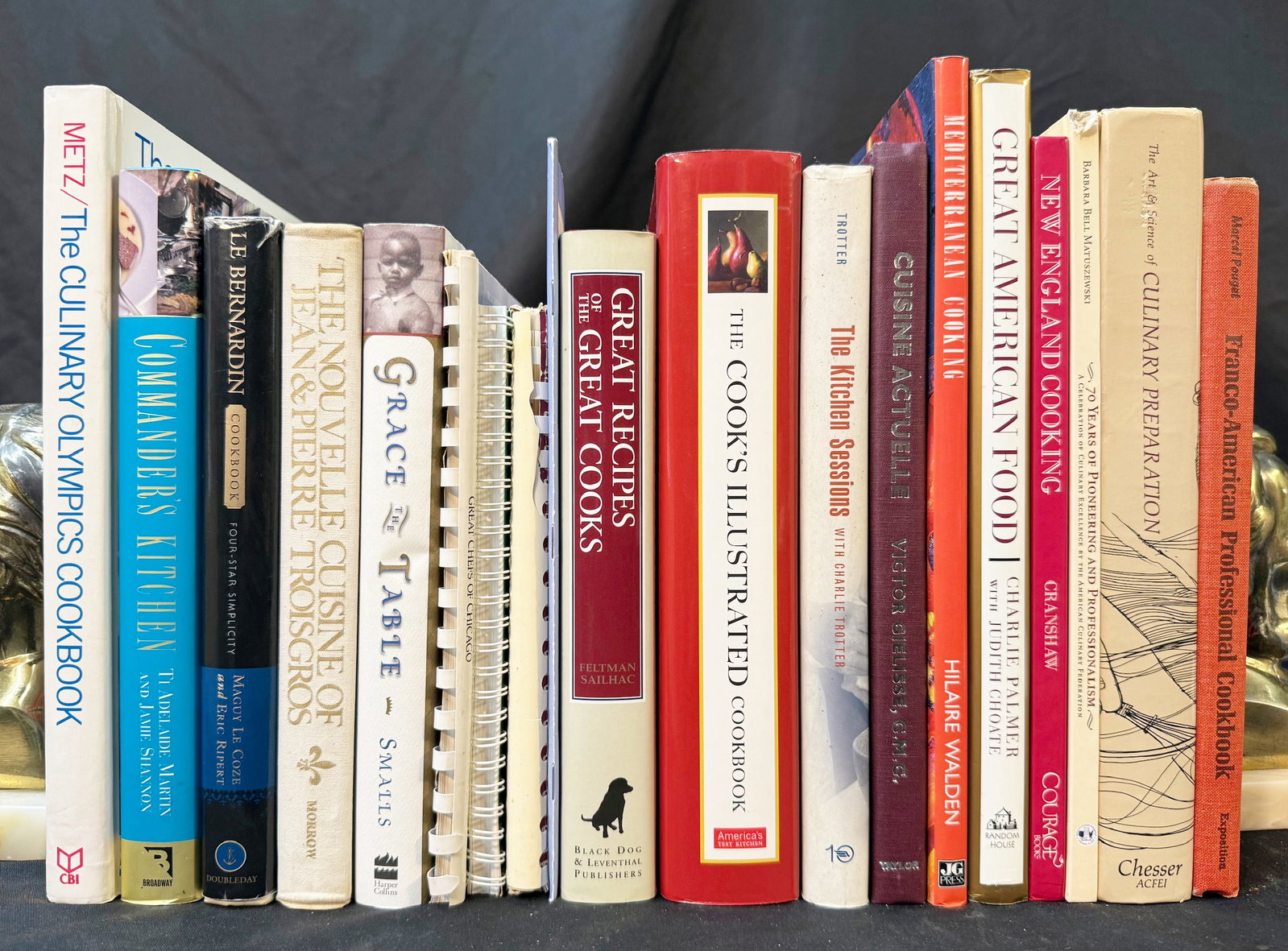 CHEF PIERRE CHAMBRIN ESTATE CULINARY LIBRARY, PROFESSIONAL COOKBOOK ARCHIVE, LE BERNARDIN, (1 of 6)