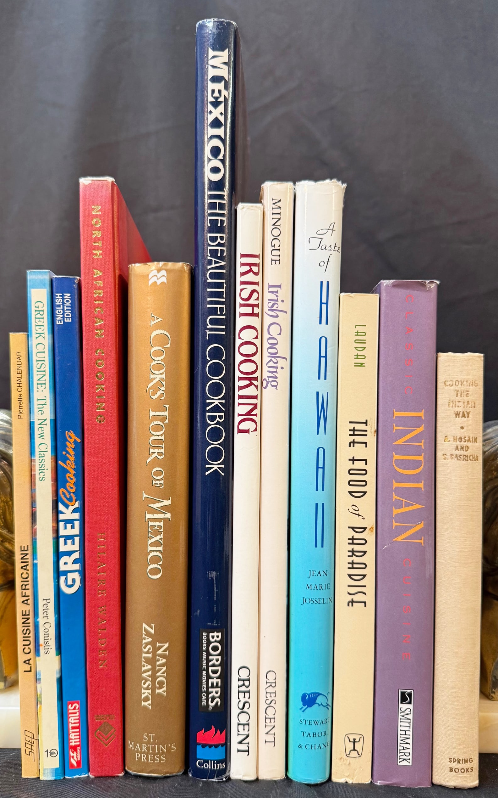 WHITE HOUSE CHEF PIERRE CHAMBRIN ESTATE GLOBAL CUISINE LIBRARY, MEXICO, HAWAII, INDIA, MEDITERRANEAN: An exceptional international culinary reference library from the estate of Pierre Chambrin, former Executive Chef to the White House, representing a working system of global cuisine execution at the h