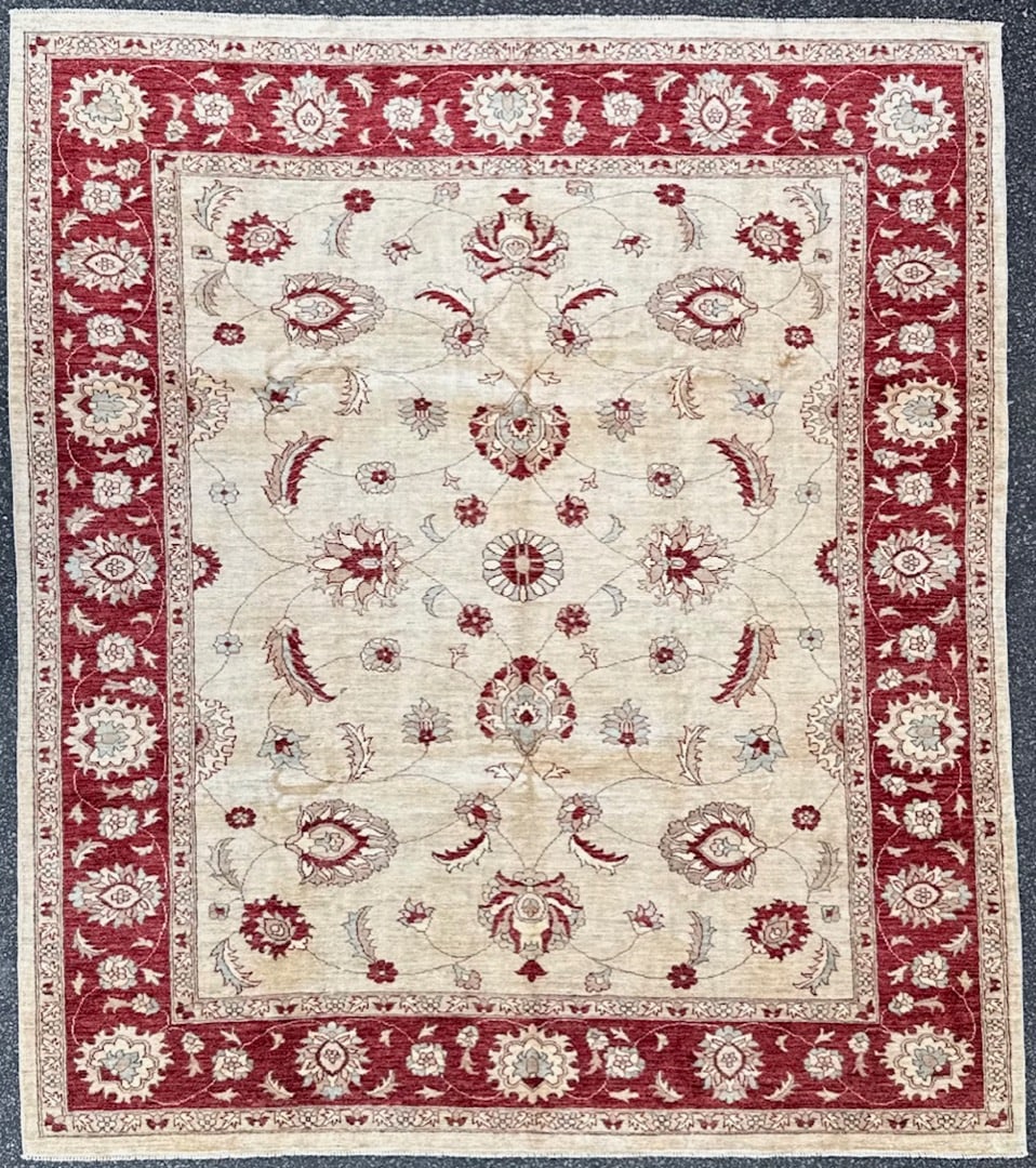 OUSHAK HAND KNOTTED RUG, NEW, 8.1 x 9.4 (246cm x 284cm) (1 of 5)
