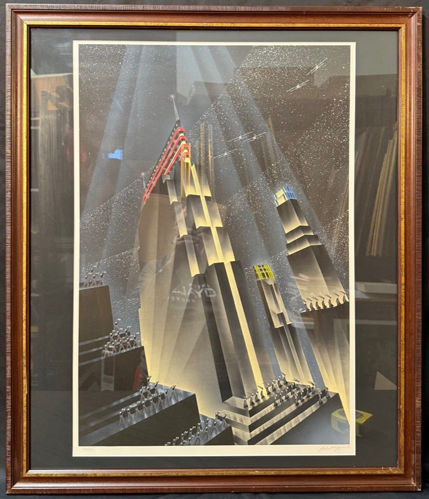 ROBERT HOPPE (1941) ORIGINAL, HAND SIGNED LIMITED EDITION COLOR LITHOGRAPH, 32IN x 37.5IN (81cm x (1 of 8)