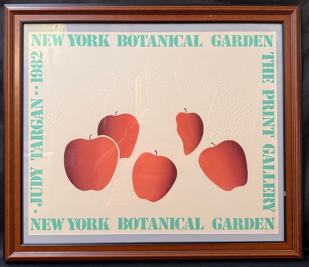 JUDY TARGAN NEW YORK BOTANICAL GARDEN EXHIBITION LITHOGRAPH POSTER, 1982, 31IN x 36IN (79cm x 91cm) (1 of 6)