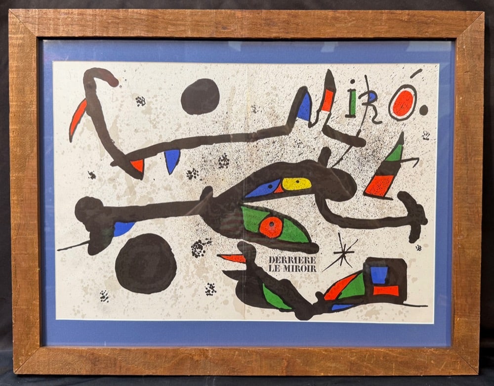 JOAN MIRO (1893-1983) ORIGINAL LIMITED-EDITION LITHOGRAPH, 20.5IN x 26.5IN (52cm x 67cm) (1 of 5)