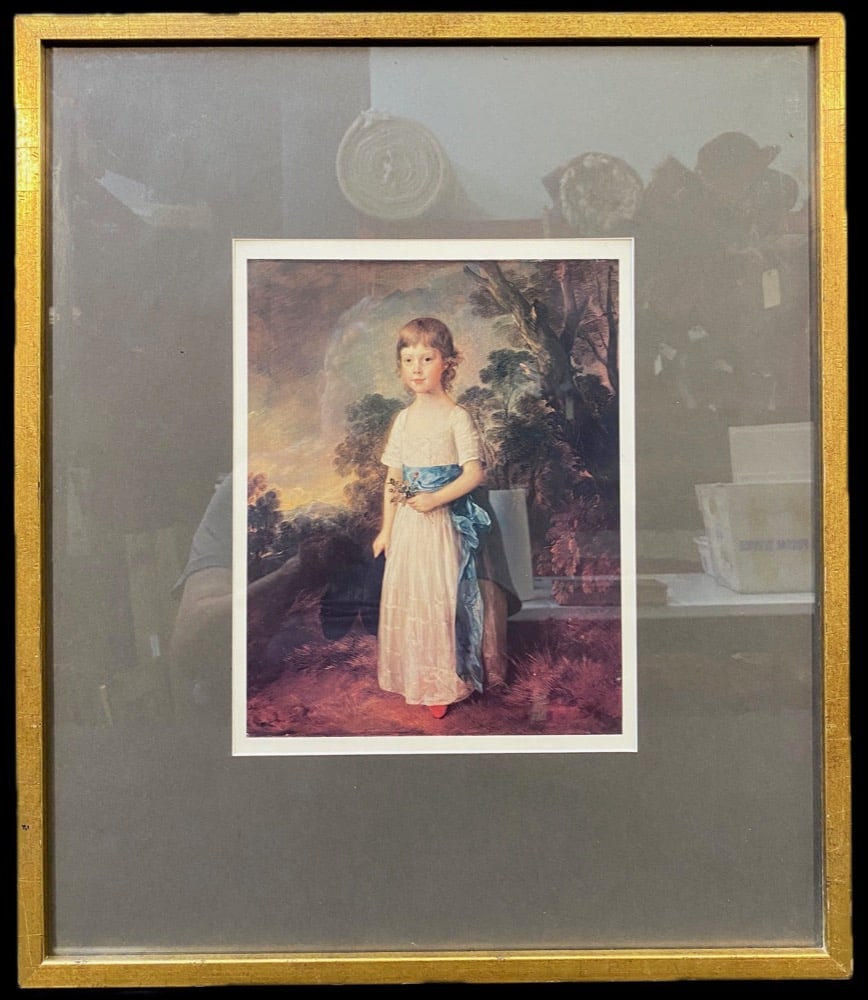 THOMAS GAINSBOROUGH (1727-1788) LITHOGRAPH TITLED MASTER JOHN HEATHCOTE, 20IN x 23IN (51cm x 58cm) (1 of 3)