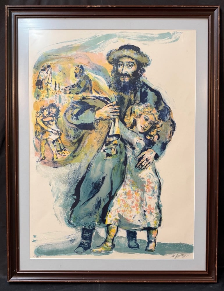 ORIGINAL WALTER SPITZER (1927-2021) HAND SIGNED, LIMITED-EDITION LITHOGRAPH, 27.5IN x 33.5IN (70cm x (1 of 8)