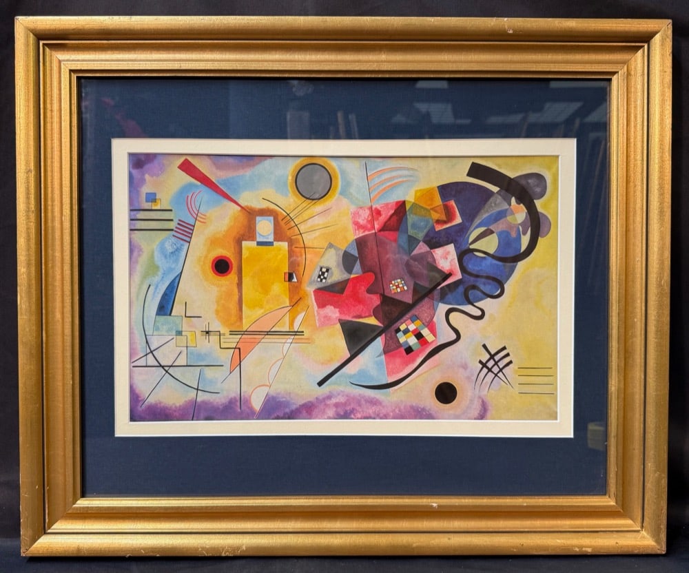 WASSILY KANDINSKY (1866-1944) LITHOGRAPH TITLED YELLOW RED BLUE, 19.5IN x 23.5IN (49cm x 59cm) (1 of 4)