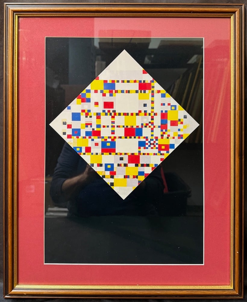 PIET MONDRIAN (1872-1944) LITHOGRAPH TITLED VICTORY BOOGIE WOOGIE, 18IN x 22IN (46cm x 56cm) (1 of 4)