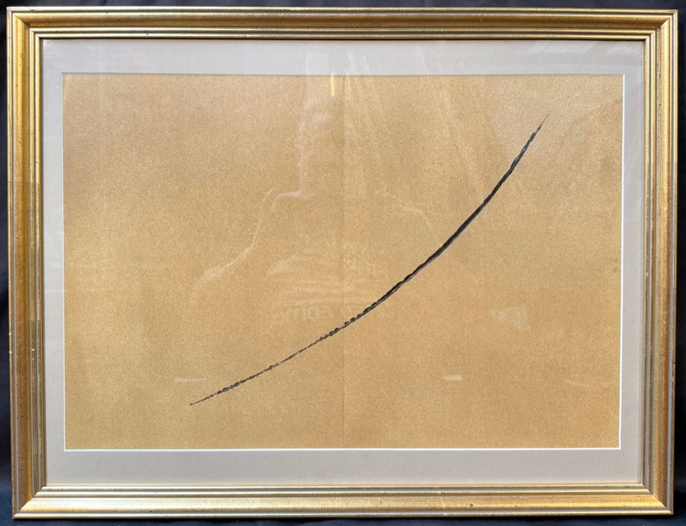 FRANCOIS FIELDER (1921-2001) ORIGINAL UNTITLED LITHOGRAPH, 19.5 x 25.5IN (50cm x 65cm): Francois Fielder (1921-2001) original untitled lithograph. This piece was produced in 1967 in Paris, France for Derriere le Mirior, issue number 167. This piece is matted and framed under acrylic in a