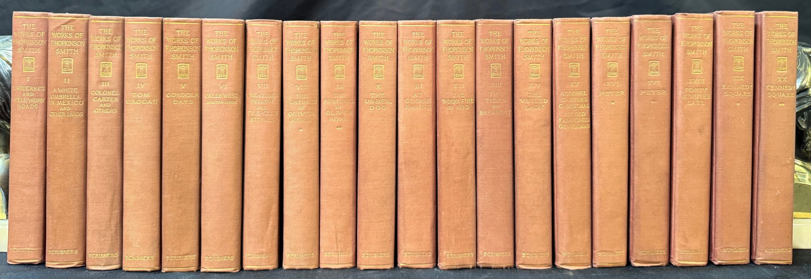 THE NOVELS, STORIES AND SKETCHES OF F. HOPKINSON SMITH, 20 VOLUMES, 1908 (1 of 9)