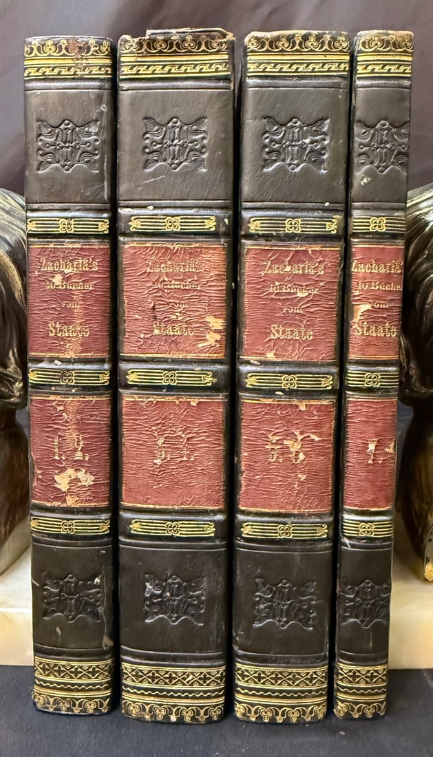 VORSCHULE DER STAATSSWISSENSCHAFT BY KARL SALOMO ZACHARIAS, 4 VOLUMES, 1839 (1 of 6)
