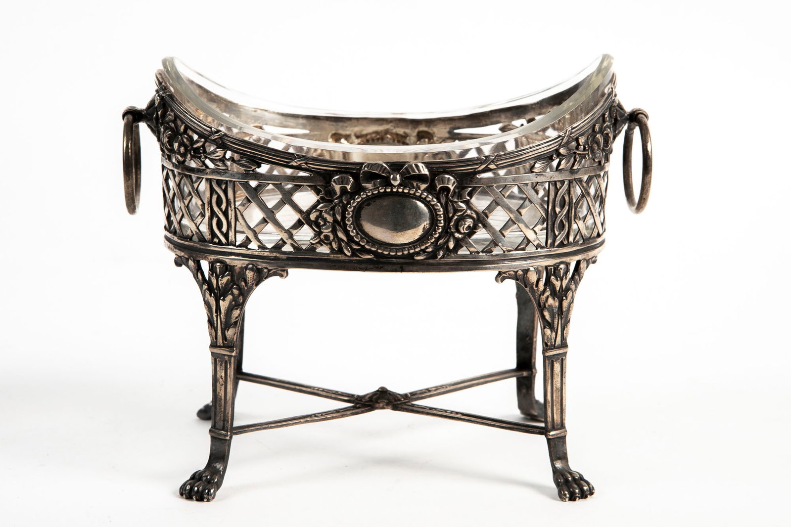 An antique and high-quality silver piece, circa 1800, made of 925 sterling silver, hallmarked, (1 of 6)
