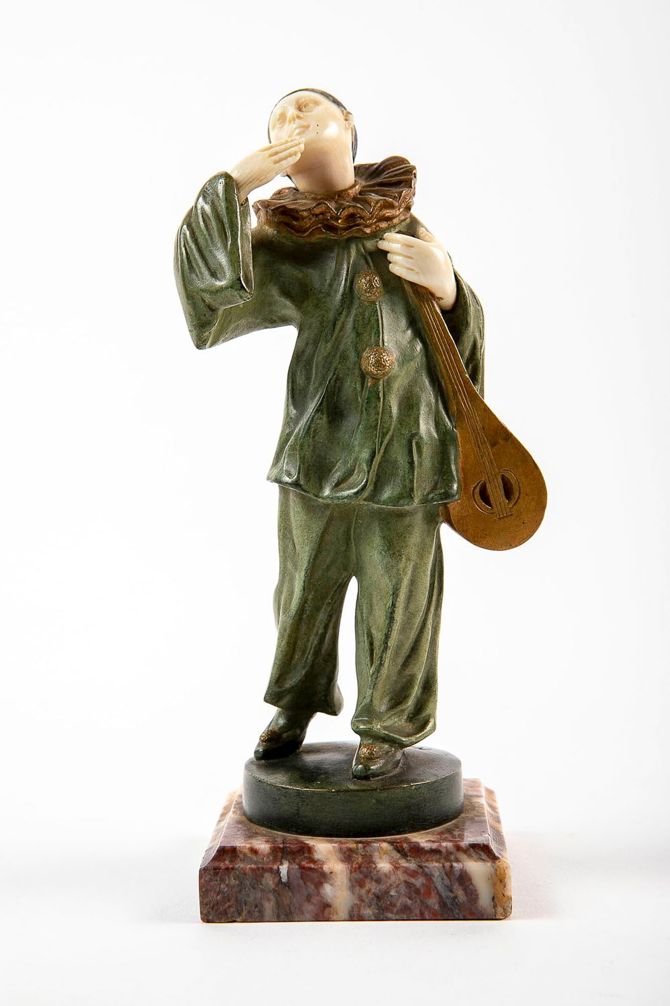 Claudio Mimo Blasco (Caludio Mimo Blasco, 1887-1959) - Art Deco figurine (circa 1920-1930), made of (1 of 7)