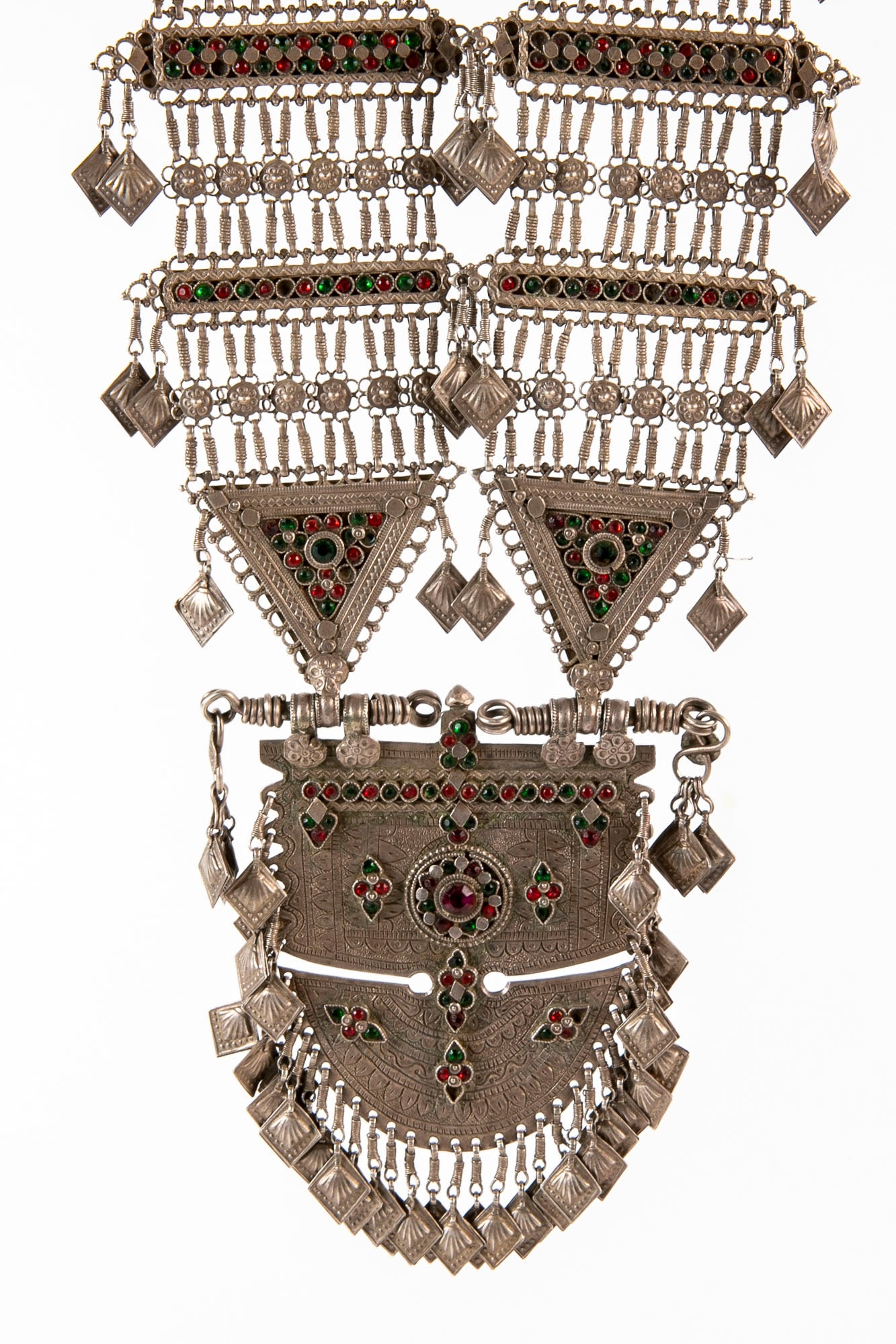 A traditional Afghan Kuchi necklace (a nomadic tribal jewelry piece characteristic of the Kuchi (1 of 10)