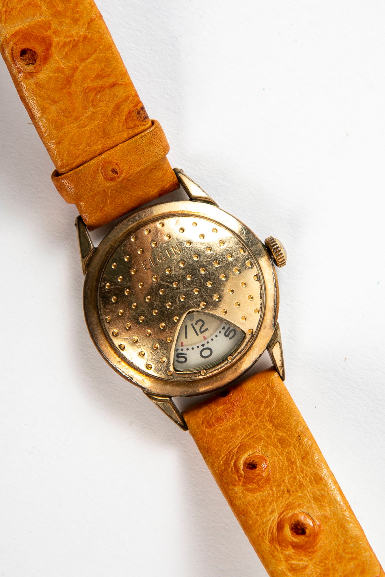 Vintage wristwatch, made by Elgin Direct Read, commonly known as 'Golf Ball'. The watch was produced (1 of 6)