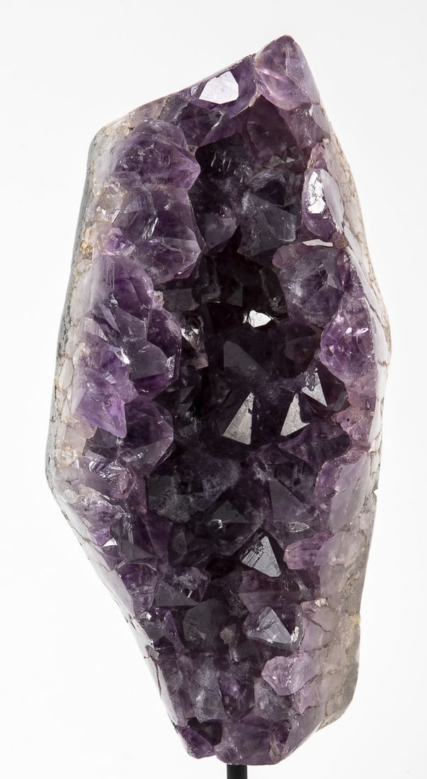 Natural amethyst stone, (Ahlama), comes on a custom stand, AAA quality, Total weight: 2185 grams, (1 of 7)