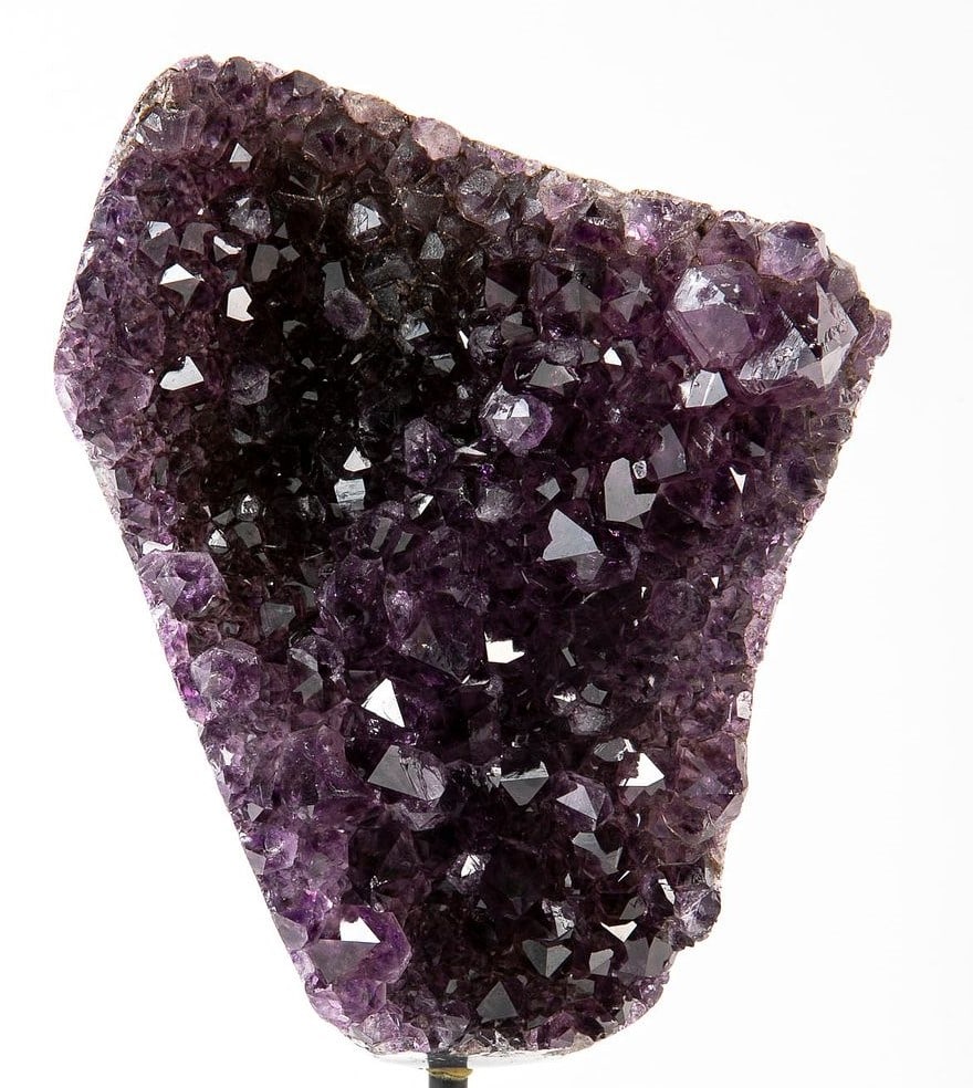 Natural amethyst stone, AAA quality, comes on a custom stand, Brazil, Total weight: 1775 grams, (1 of 8)