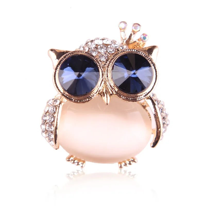 Vintage white owl Rhinestones brooch zircon stone: Item comes exactly as shown Know what you are bidding on. Carefully refer to and examine all photos, ask questions, do research, etc. before bidding in order to determine this item's condition for you
