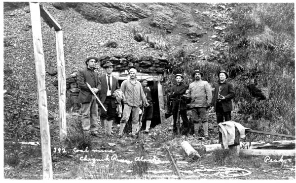 Wild West Armed Coal Miners Real Photograph Postca