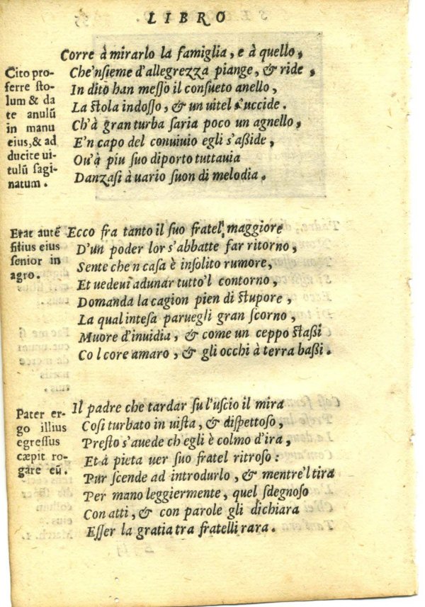 Venetian 1567 religious woodcut Leaf of the Last - 2