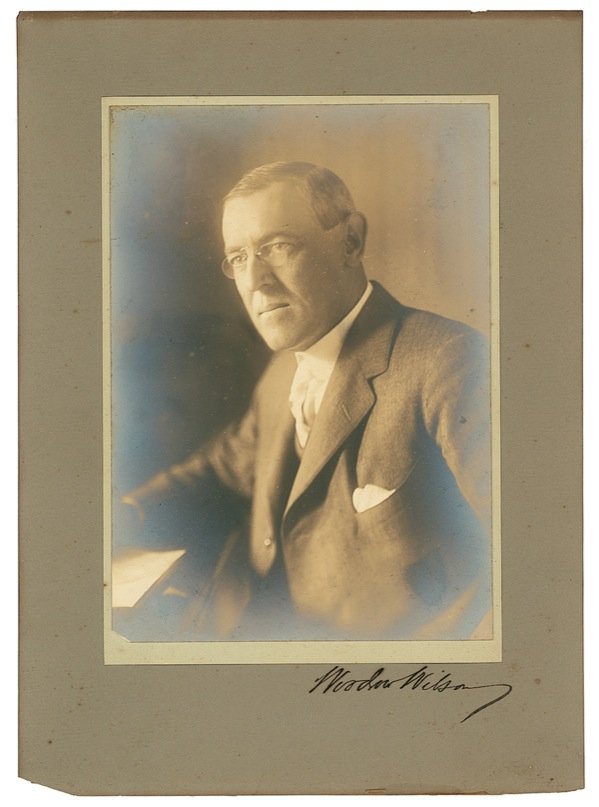 Woodrow Wilson Signed Photo UACC PADA