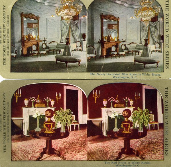 Stereoview White House 19th Century Photo UACC