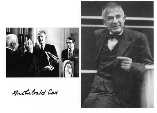 Archibald Cox [Nixon] Signed Photo UACC PADA