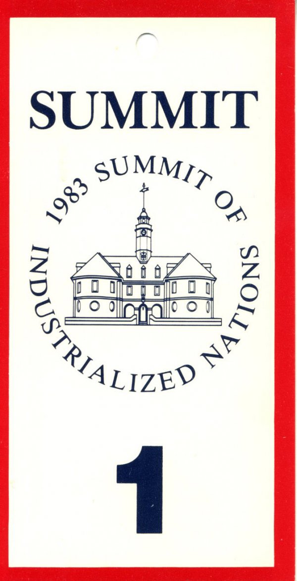 Summit [Reagan] Presidential Memorabilia UACC P