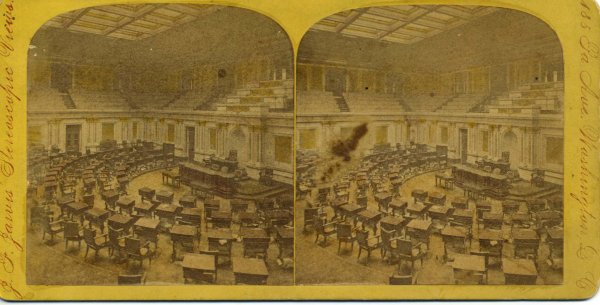 Civil War era Stereoview of Congress & Senate - 2