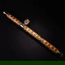 Rare Tibetan Bronze Cloisonne Enamel Smoking Pipe