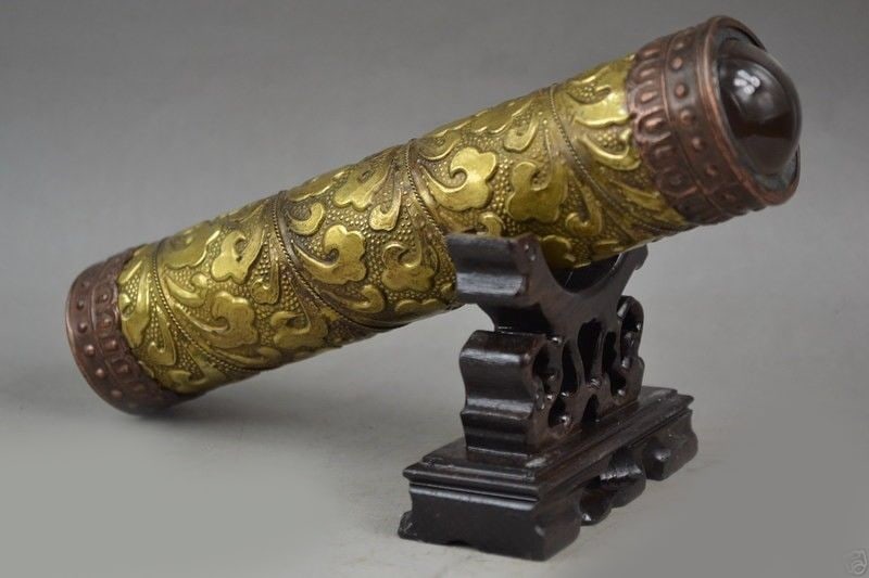 China Vivid Clouds See Copper Carved Kaleidoscope (1 of 3)