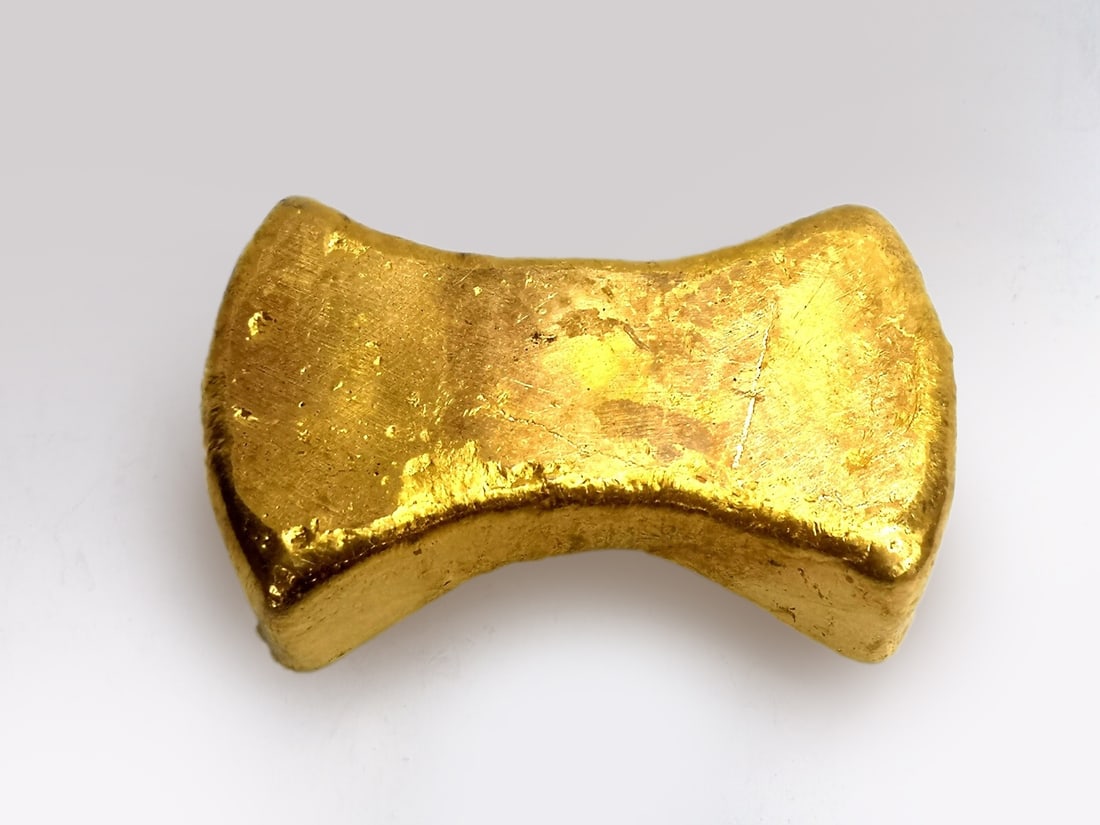 Qing Dynasty Style Brass Bullion Collectible Bar (1 of 5)