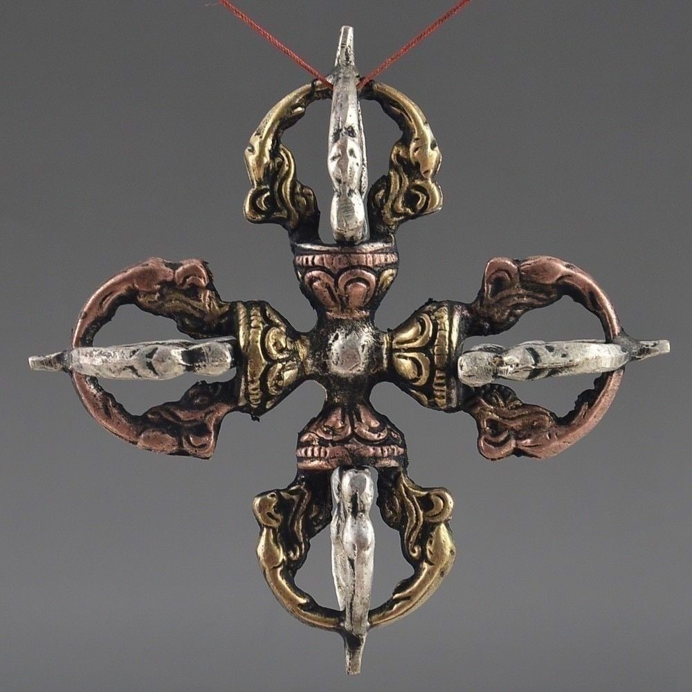 Retro Copper Handcrafted Chinese Protection Symbol (1 of 3)