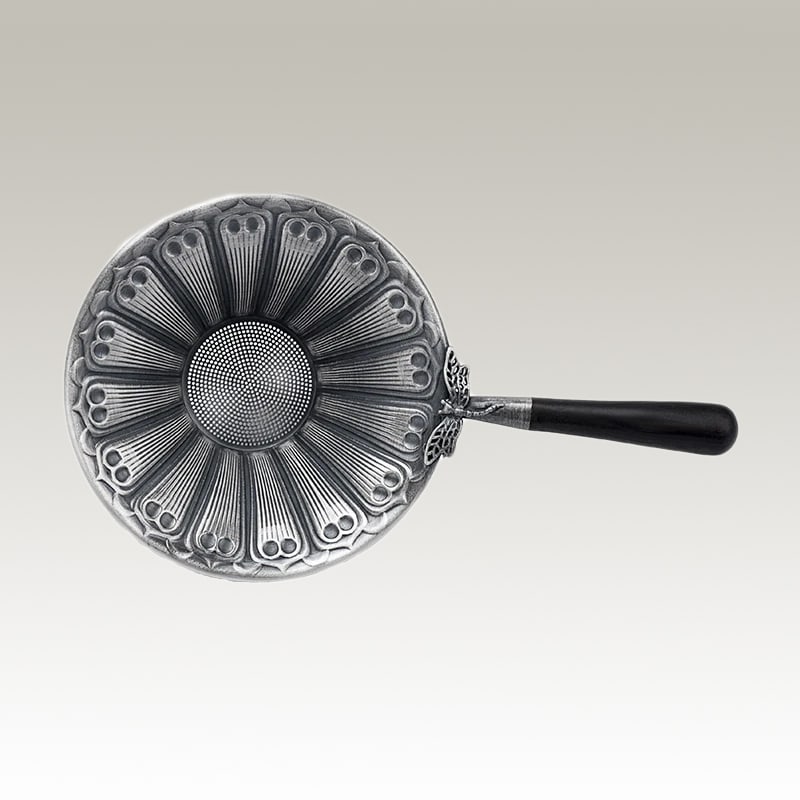 Handmade Silver 999 Tea Strainer Chinese Ceremony Auction