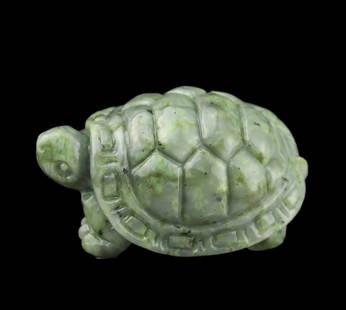 Old-Style Asian Jade Dragon Turtle Amulet Pendant: Size: 7.5 cm - 5.3 cm - 3.5 cm. Weight 175 g. Materials: Hetian jade. Condition: Appears to have a classic aesthetic. A mesmerizing dragon tortoise hand-carved pendant. This intricately carved piece