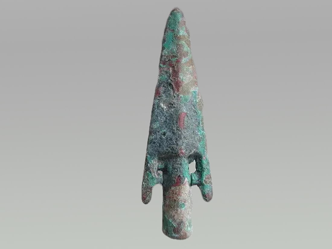 Copper Sculpture Ancient Style Chinese Arrowhead (1 of 2)
