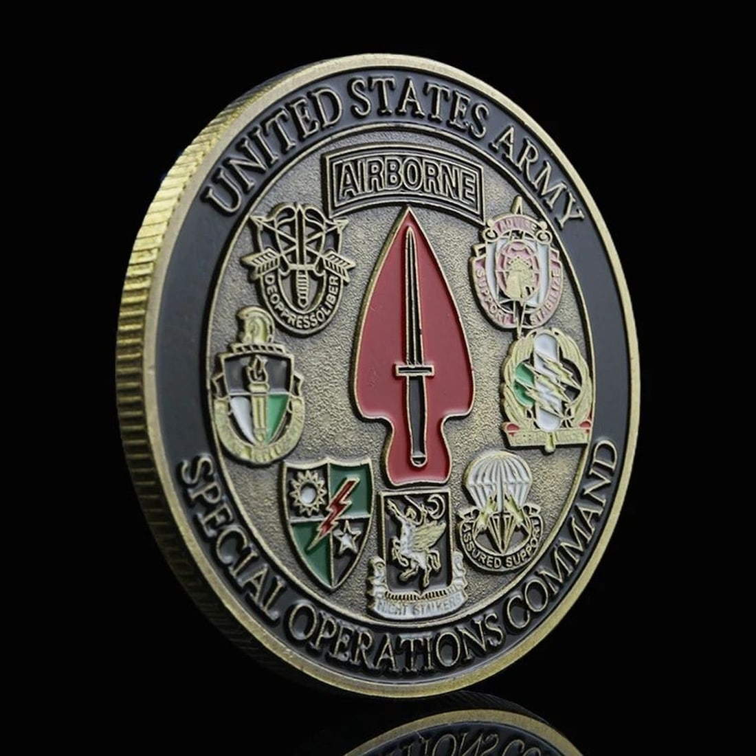 Rare US Special Force Bronze Metal Souvenir Coin (1 of 2)