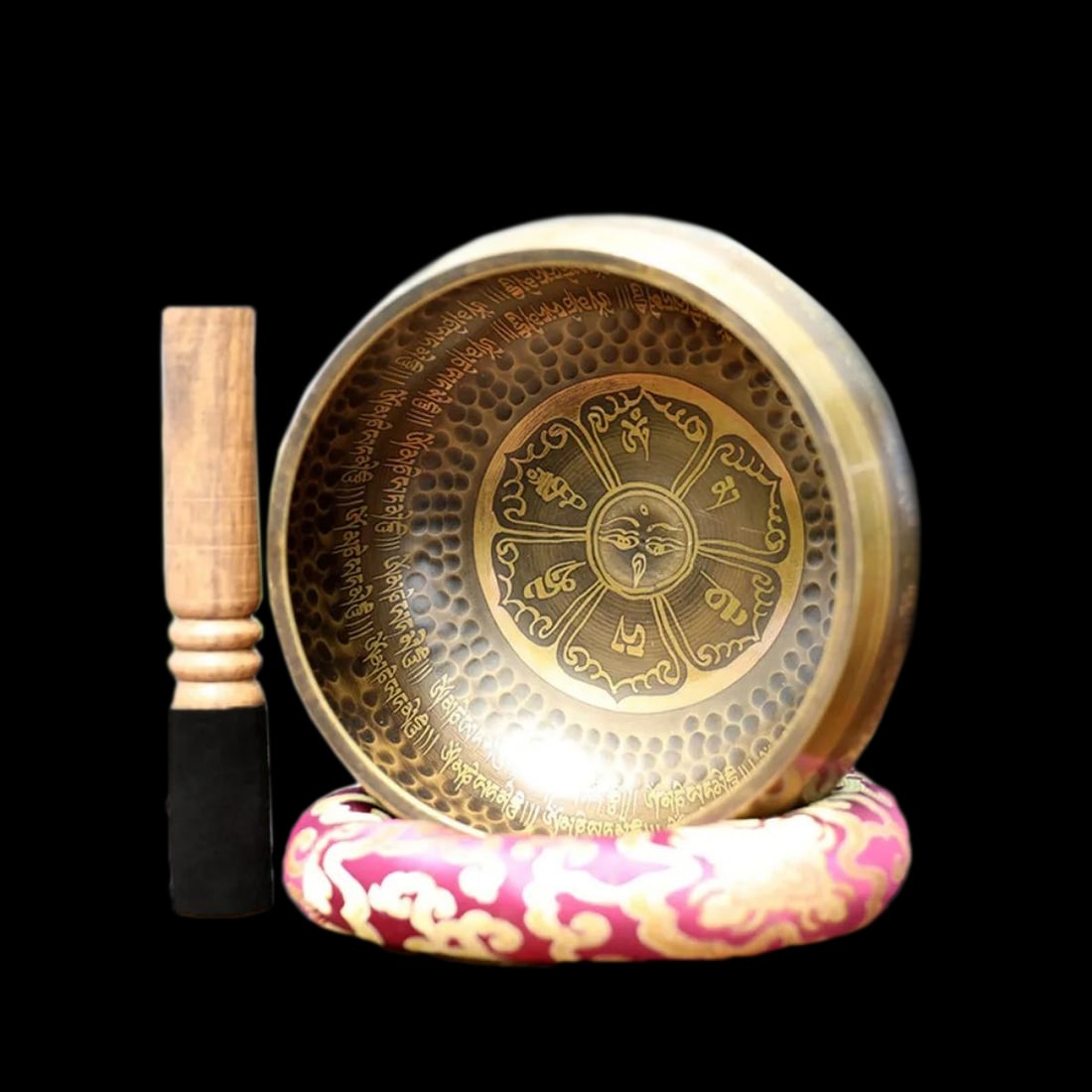 Collectible Handmade Oriental Brass Singing Bowl (1 of 2)