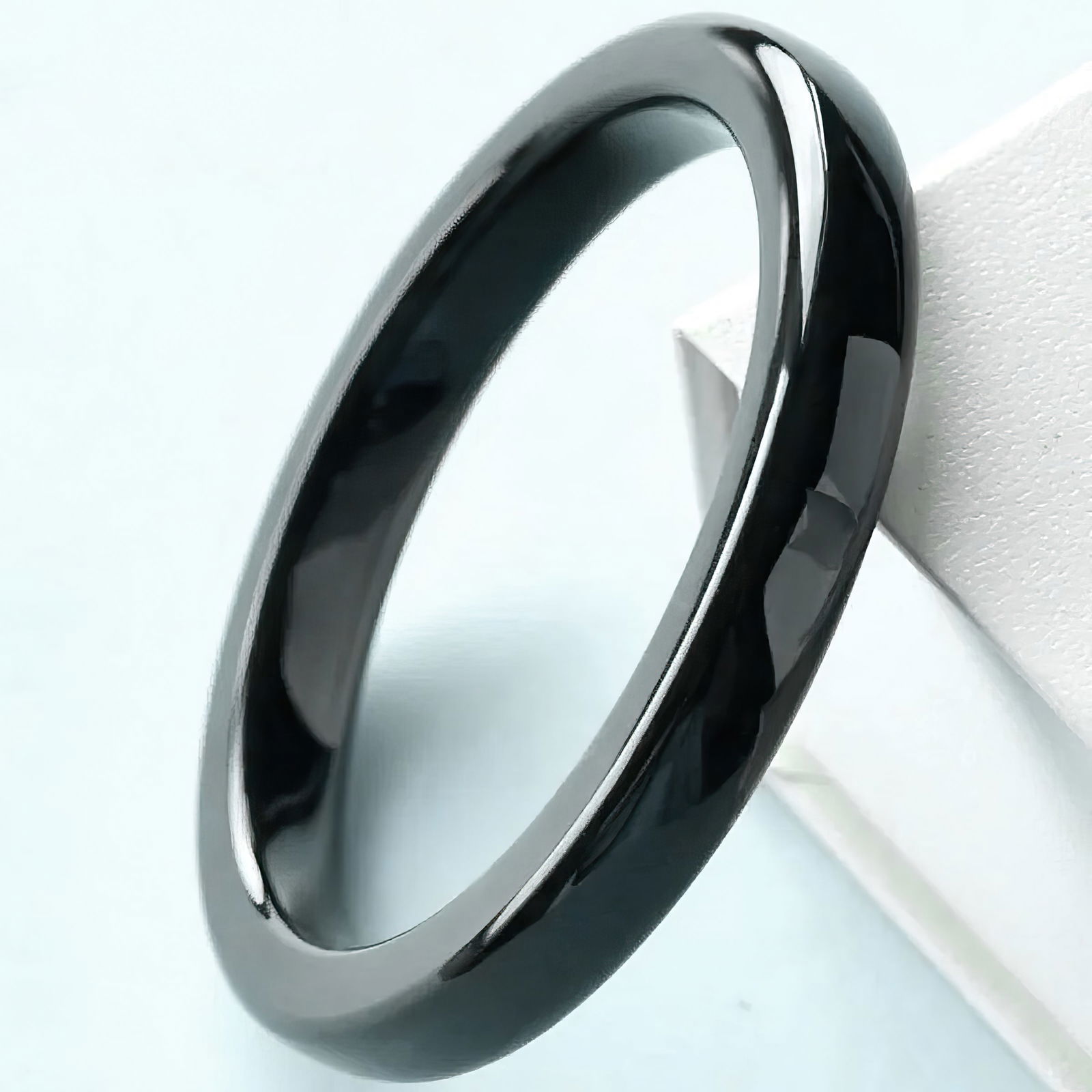 Chinese Hetian Jade Bracelet Bangle Green Nephrite (1 of 2)