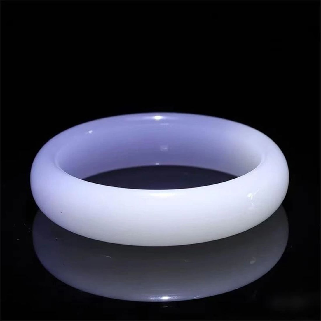 Rare Lavender Hetian Jade Bangle Bracelet Jewelry (1 of 3)