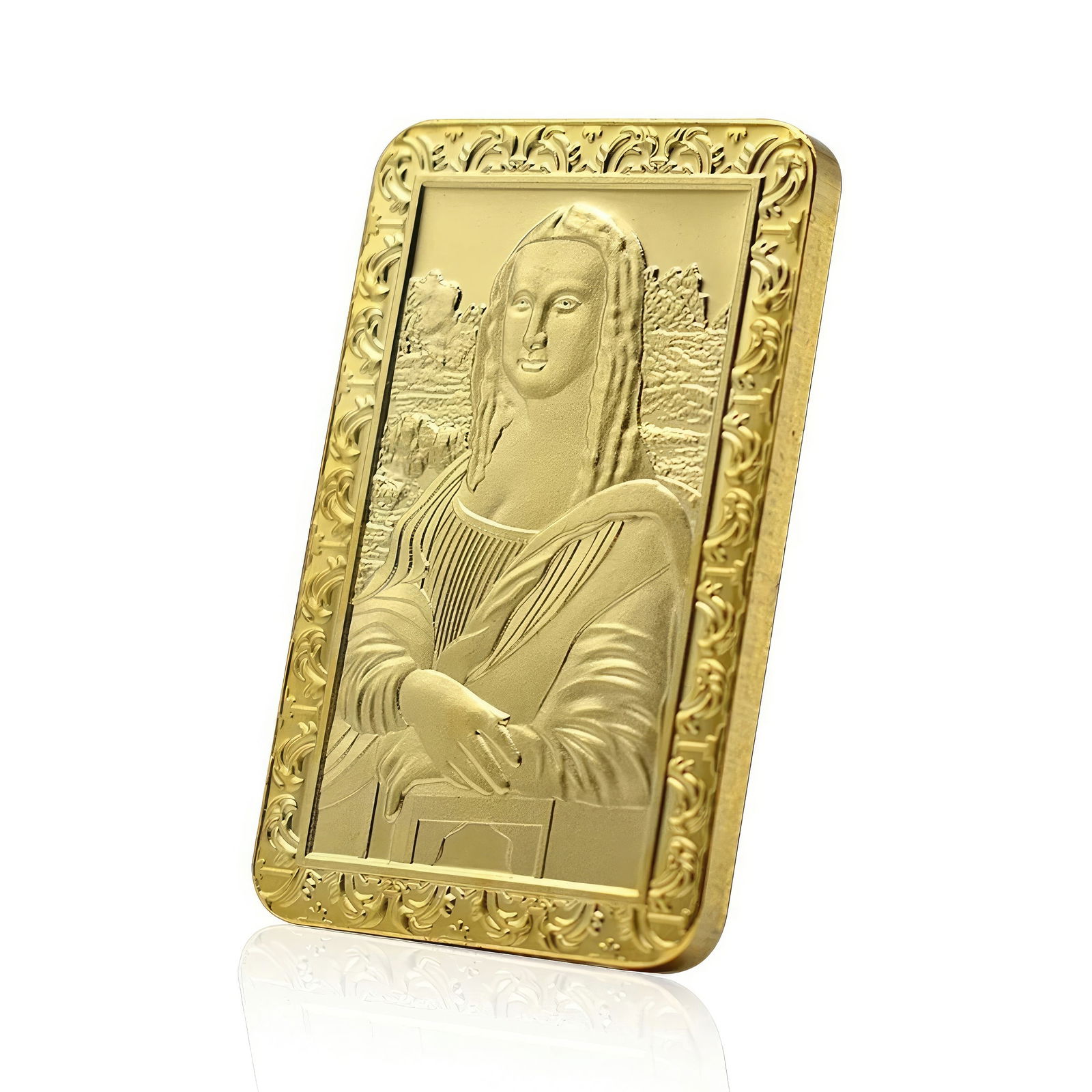 Rare Unique Collectible Italian Gilt Ingot Bullion (1 of 2)