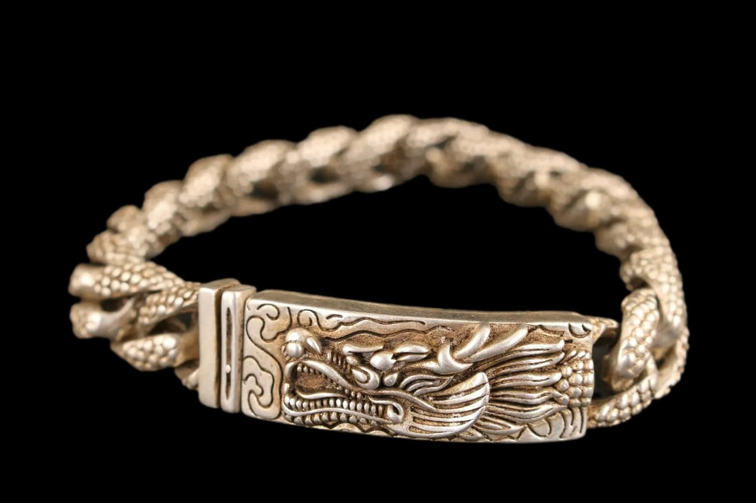 Rare Asian Traditional Ornament Jewelry Bracelet (1 of 3)