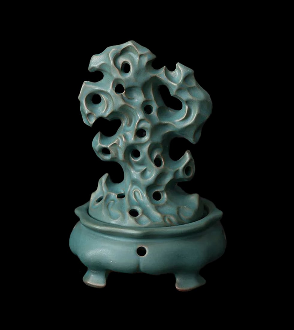 Traditional Chinese Ceramic Incense Burner Censer (1 of 3)