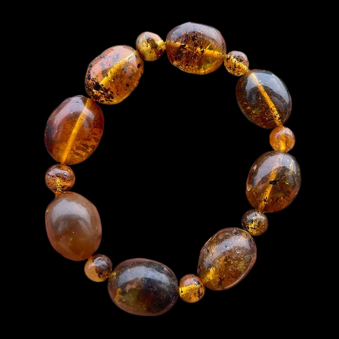 Rare Bijouterie Natural Big Amber Bracelet Armlet (1 of 1)