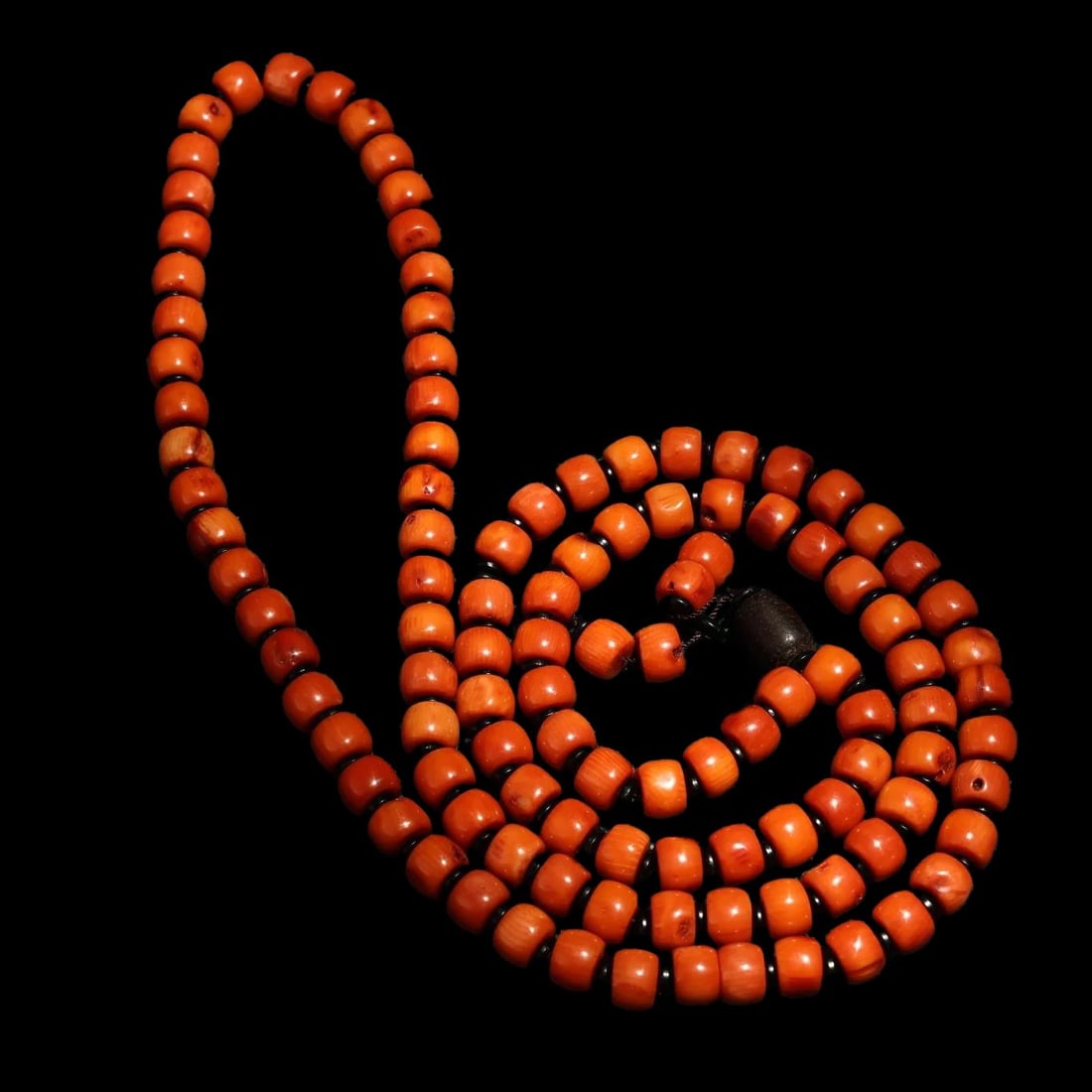 Vintage Tibetan Buddha Beads Necklace Collectible (1 of 3)