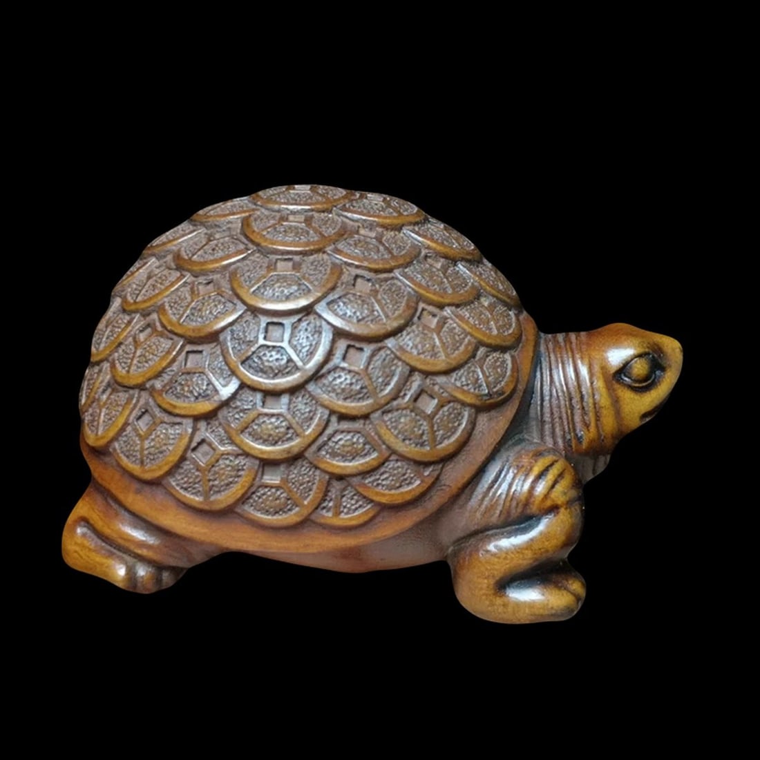 Chinese Hand-Carved Traditional Turtle Figurine (1 of 4)