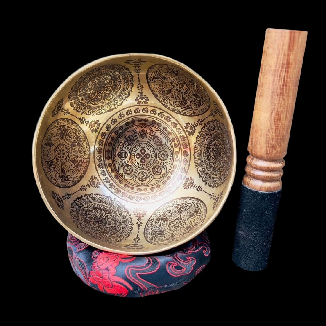 Tibetan Brass Bowl Handmade Musical Instrument (1 of 5)