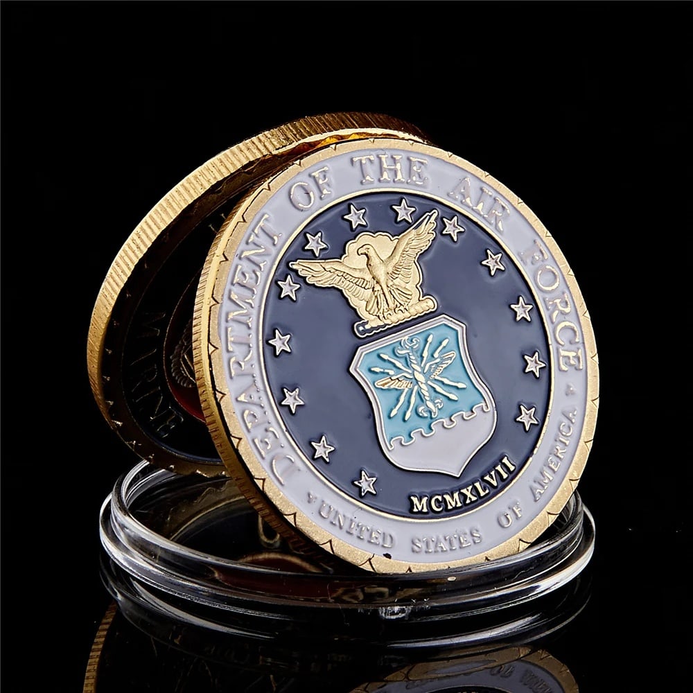 US Department Air Force Eagle Shield Replica Coin (1 of 5)