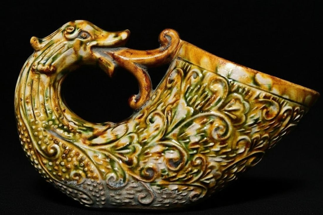 Retro Oriental Vessel Tang Dynasty Wine Goblet (1 of 10)